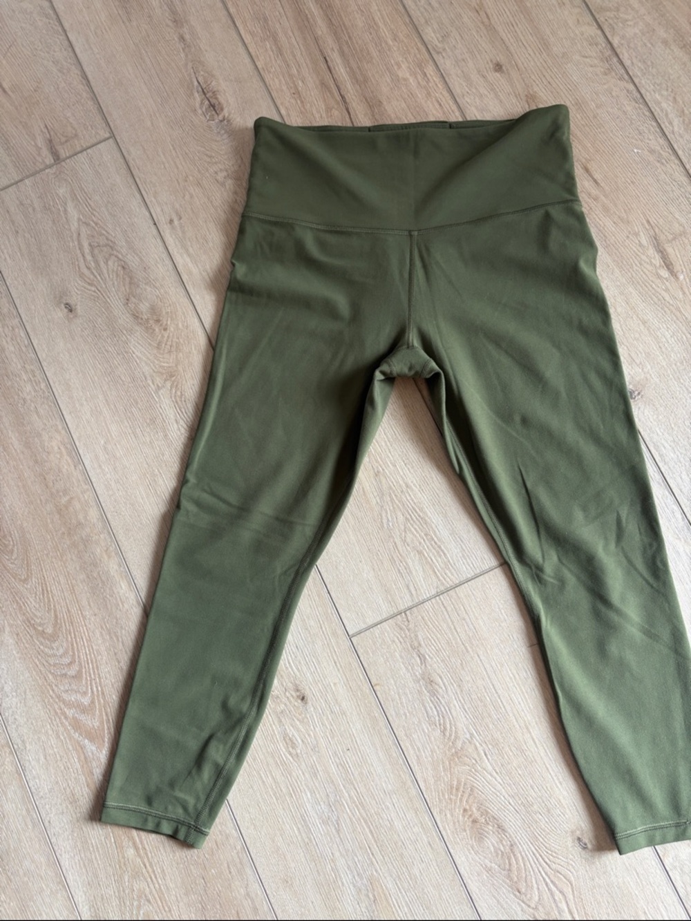 Athleta petite High-Waist Olive Green Leggings